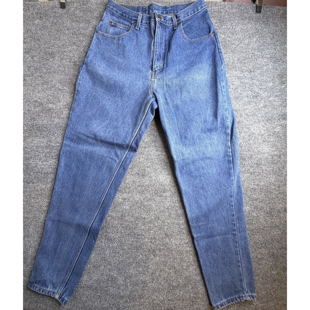 Woman's Size 16‎ Open Trails Tapered Leg Jeans Blue Cotton High Rise Pants Denim